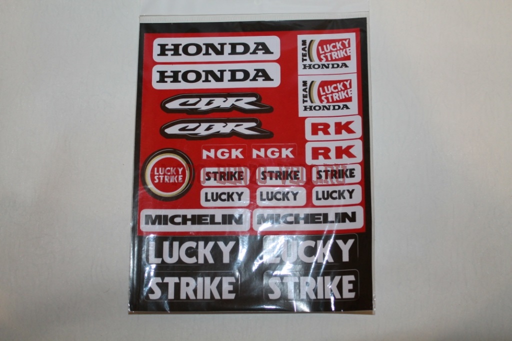 Наклейки Honda, Lucky 20x15